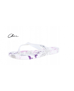 Damskie japonki basenowe CHOICE 2812 białe