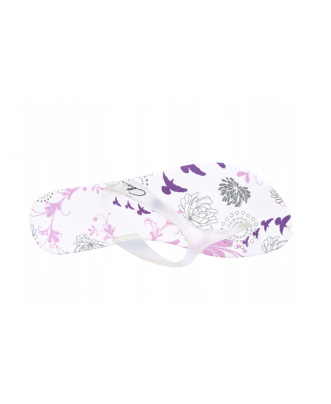 Damskie japonki basenowe CHOICE 2812 białe