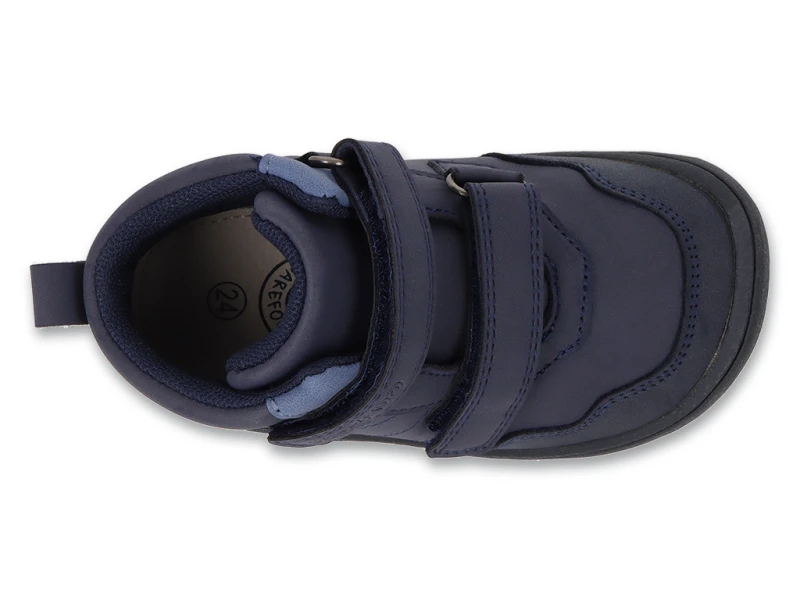 Granatowe-buty-Barefoot-Befado-dla-chlopca-widok-z-gory--szeroki-przod-i-dwa-rzepy.jpg
