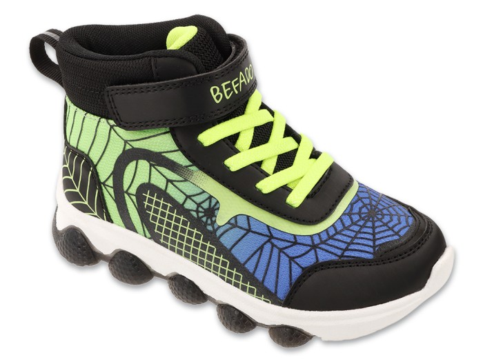 Buty-chlopiece-Befado-za-kostke-z-rzepem,-neonowymi-detalami-i-motywem-sieci.jpg