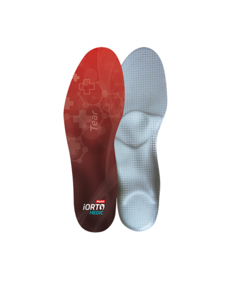 Mazbit cienkie wkładki ortopedyczne płaskostopie poprzeczne i podłużne  iORTO Medic Wkładki TEAR (SLIM) IO61