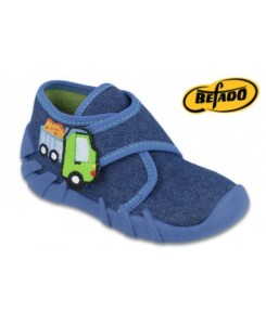 Befado 523P012 kapcie dziecięce dla chłopca buciki Befado 523 P 012