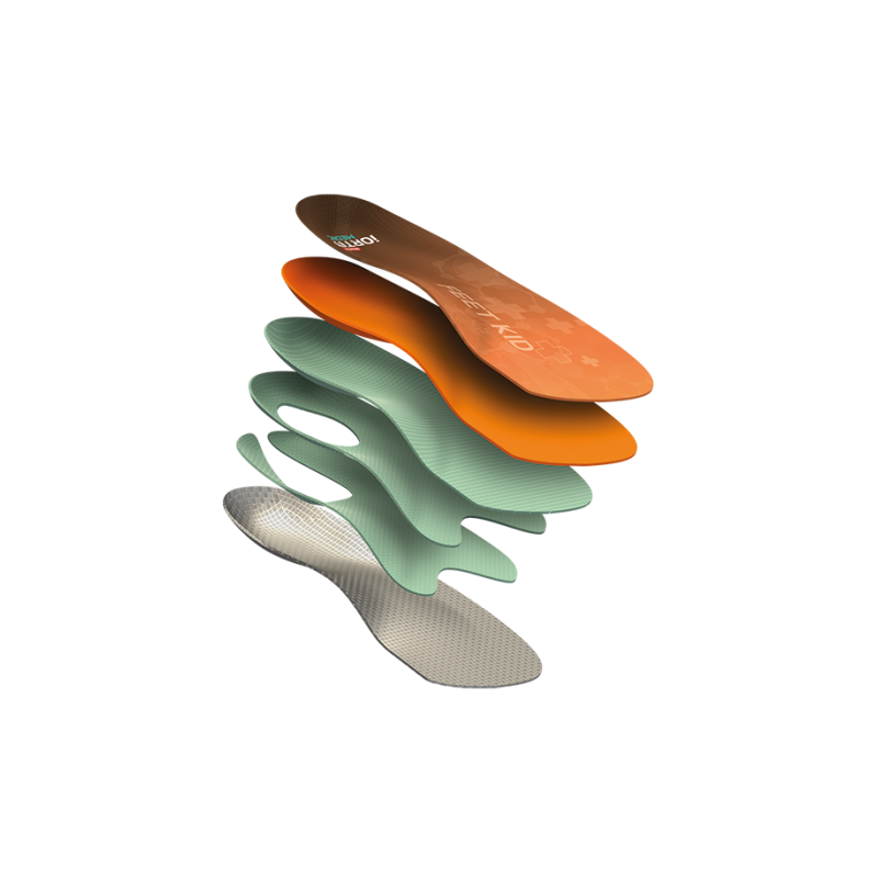 Dziecięce półwkładki ortopedyczne FEET KID 2/3 IO52 Mazbit koślawość lub szpotawość stóp iORTO Medic