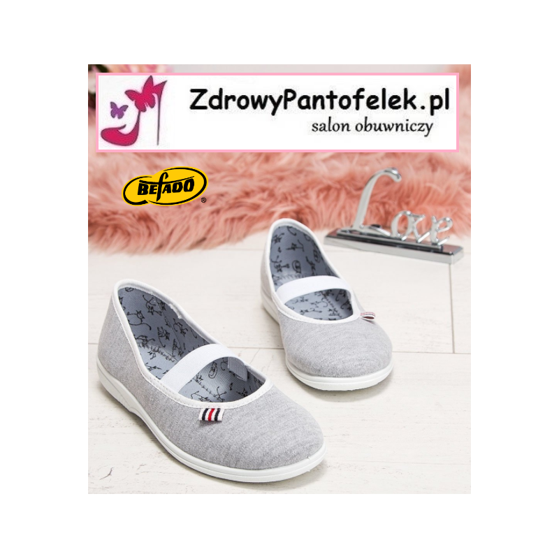 Befado 274 X 012 buty baleriny dziecięce do przedszkola Befado 274 Y 012