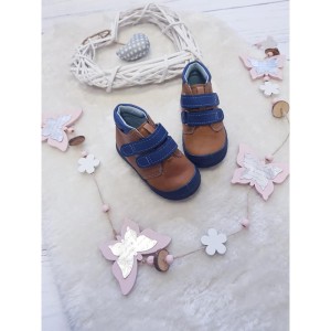 Mazurek 1302 skórzane buty dziecięce dla chłopca Mazurek 1302  j.brąz granat