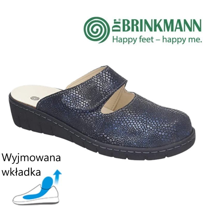 Dr.Brinkmann 700037 klapki zdrowotne pełne Dr. Brinkmann 700037-05