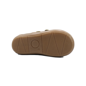 Mazurek 1264 skórzane buciki dziecięce półbuty chłopięce na rzepy 1264 szary c.żółty