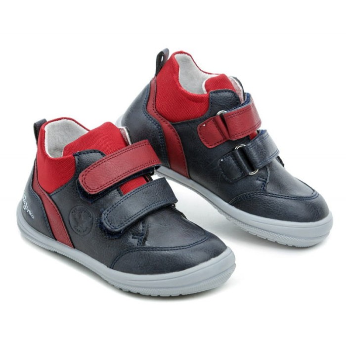 Wojtyłko buty dziecięce na rzepy dla chłopca Trzewiki wiosenne Wojtyłko 1T21002  3T21002 granat