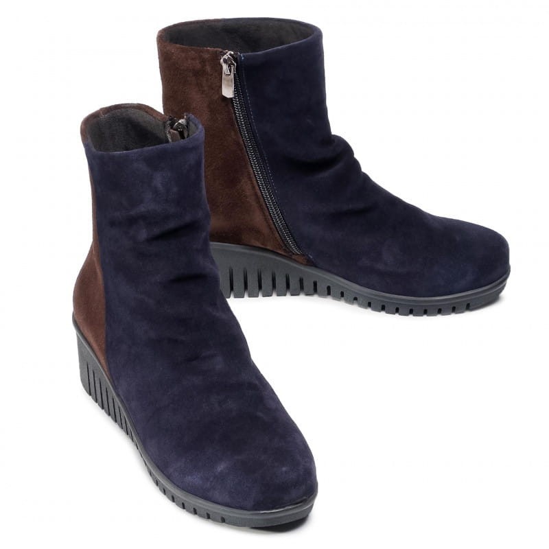 Comfortabel 962318 skórzane botki buty na koturnie