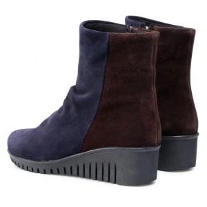 Comfortabel 962318 skórzane botki buty na koturnie