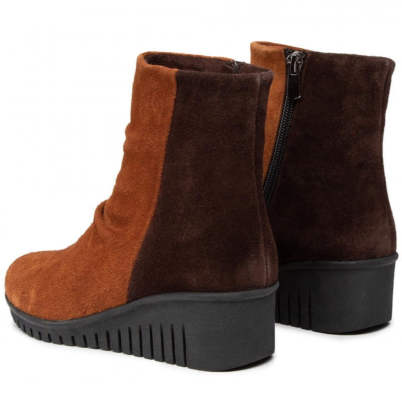 Comfortabel 962318 skórzane botki buty na haluksy ryde botki