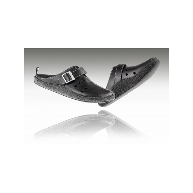 Klaveness Paps damskie obuwie domowe model ME 1050 ME 1051 Black  buty do wkładek ortopedycznych np. Vasyli