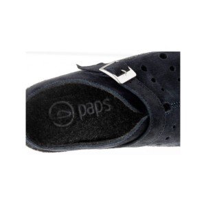 Paps męskie obuwie domowe ME 1051-837 granat  buty do wkładek ortopedycznych np. Vasyli