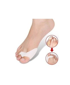 SILIKONOWA osłona na haluks z klinem i pierścieniem na palce (proseparator duo)