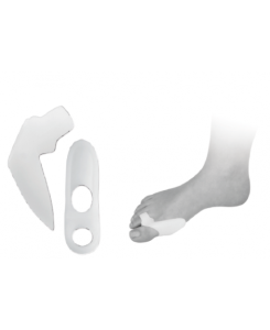 SILIKONOWA osłona na haluks z klinem i pierścieniem na palce (proseparator duo)