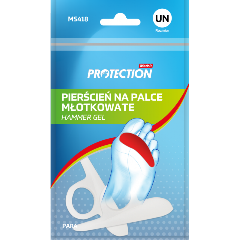 Podkładka pod PALCE MŁOTECZKOWATE HAMMER GEL MS418 Mazbit