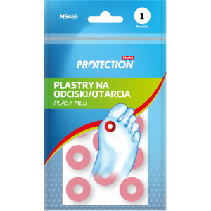 Piankowe plastry samoprzylepne na odciski i otarcia PLAST MED