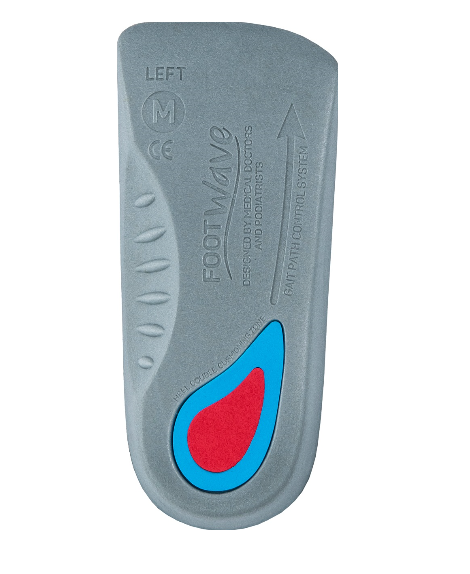 Wkładki ortopedyczne 3/4 na płaskostopie podłużne  FootWave SUPPORT 3/4  STOPA PŁASKO-KOŚLAWA