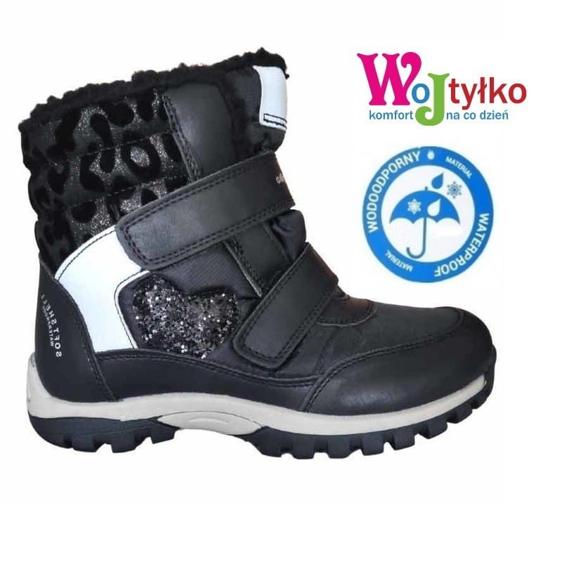 Wojtyłko śniegowce dziecięce z mebraną SoftSHELL WATERPROOF Wojtyłko 5Z21038C 21038
