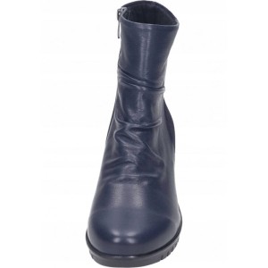 Skórzane botki na koturnie GRANAT Comfortabel 960020