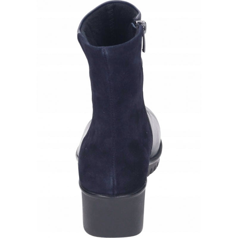 Skórzane botki na koturnie GRANAT Comfortabel 960020