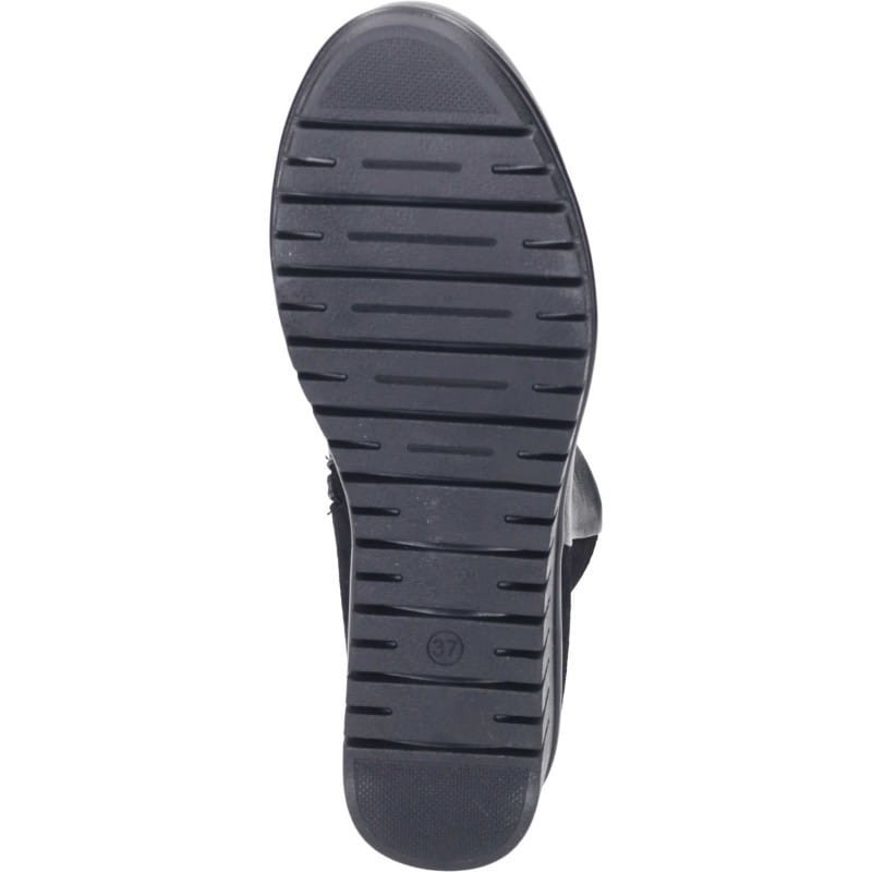 Skórzane botki na koturnie GRANAT Comfortabel 960020