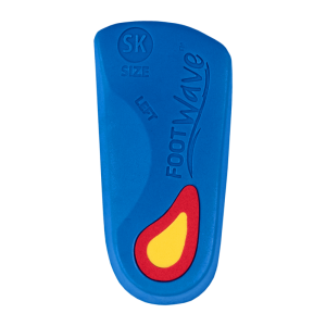 Supinujące wkładki dziecięce ortopedyczne na płaskostopie i koślawość FootWave KIDS SUPI 3/4