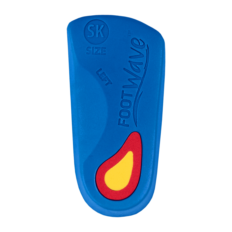 Supinujące wkładki dziecięce ortopedyczne na płaskostopie i koślawość FootWave KIDS SUPI 3/4