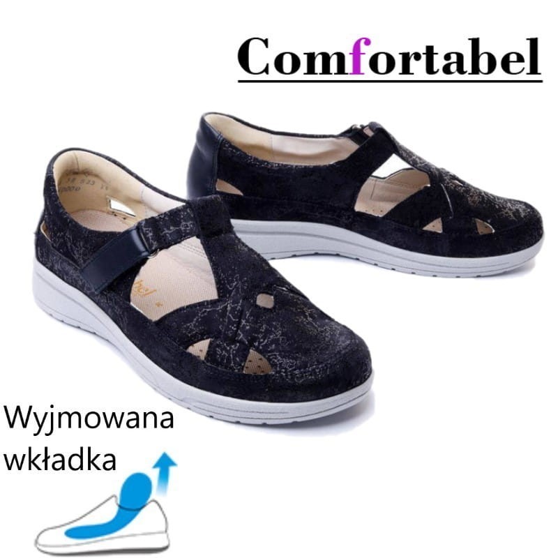 Comfortabel 940000 skórzane buty na haluksy buty do wkładek ortopedycznych 940000-05