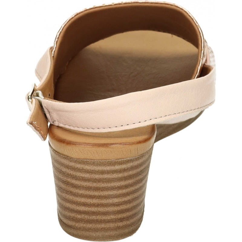 Skórzane sandały damskie PASTELOWE PIAZZA 910070-42