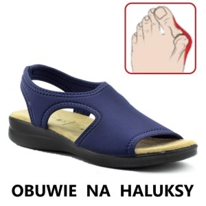 Elastyczne sandały zdrowotne damskie SANITAL FLEX 8024 obuwie na haluksy