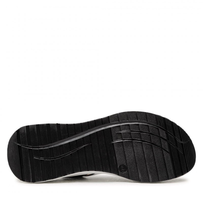 Caprice 28717 Skórzane sandały damskie na ostrogę piętową