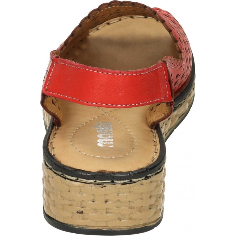 MANITU 910122 skórzane sandały damskie ażurowe Manitu 910122-04