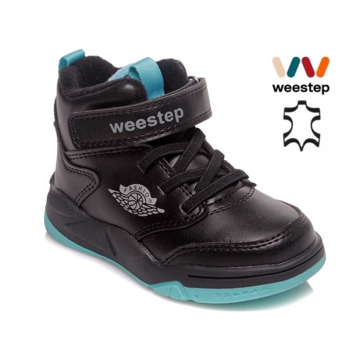 Weestep obuwie dziecięce chłopięce buty R006365016 BK