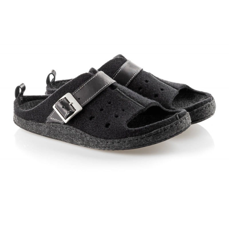 Paps damskie obuwie domowe model ME 1050 czarne buty do wkładek ortopedycznych np. Vasyli