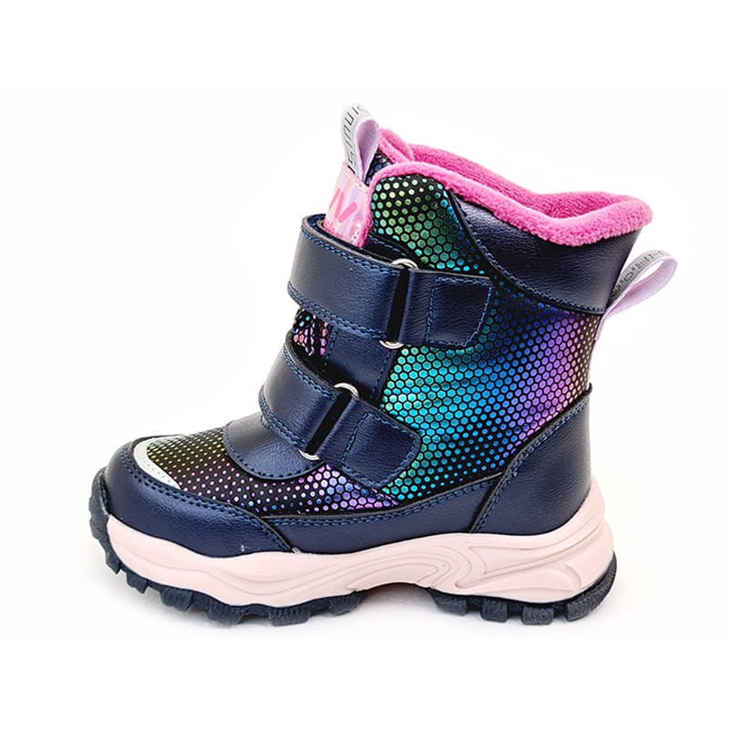 Śniegowce dziecięce buty zimowe ocieplane wełną  Weestep R568767016 DB