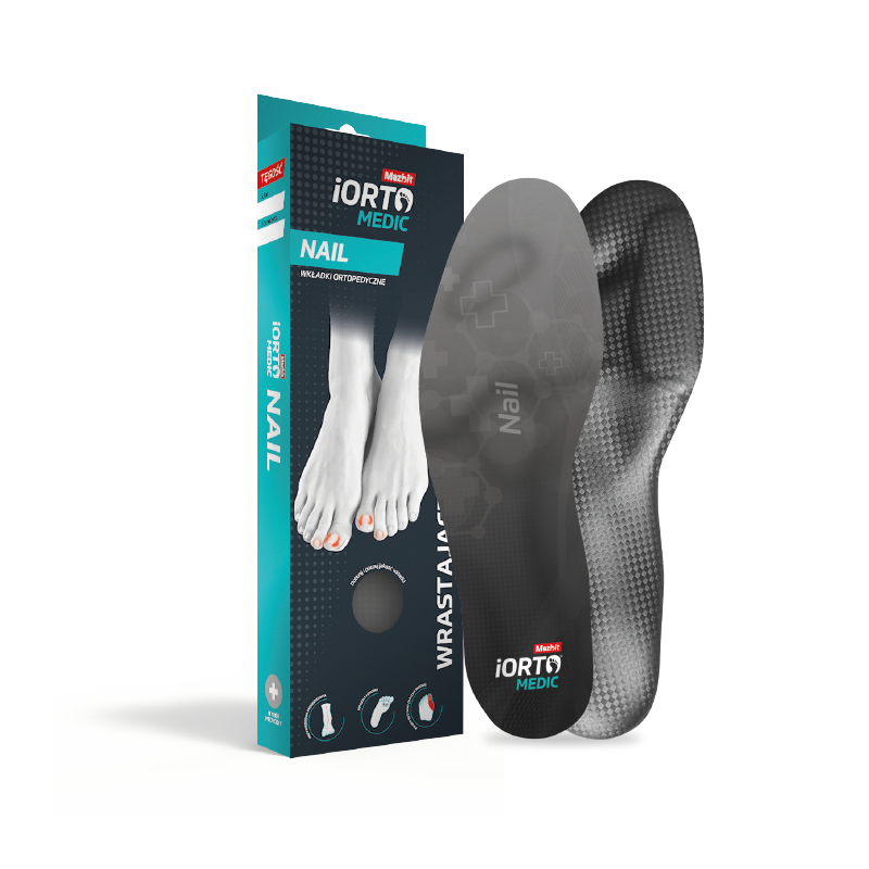 Wkładki na haluksy Mazbit NAIL wkładki na wrastające paznokcie