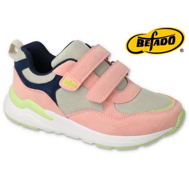 Befado 516 Y 237 adidasy dziewczęce buty sportowe na rzepy Befado 516X237 516Y237 516Q237