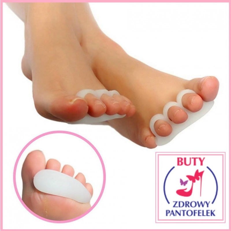 Międzypalcowe kliny silikonowe Mazbit HAMMER GEL LUX pierścień na palce młotkowate