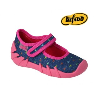 Befado 109P255 kapcie dziecięce dla dziewczynki pierwsze buciki Befado 109 P 255