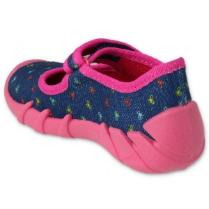 Befado 109P255 kapcie dziecięce dla dziewczynki pierwsze buciki Befado 109 P 255