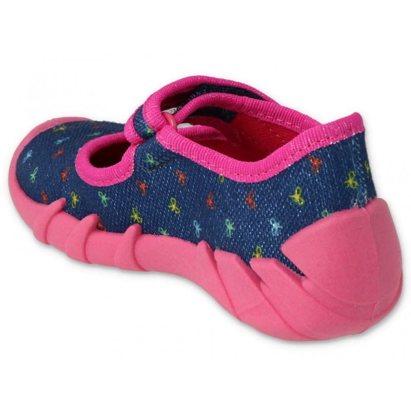 Befado 109P255 kapcie dziecięce dla dziewczynki pierwsze buciki Befado 109 P 255