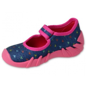 Befado 109P255 kapcie dziecięce dla dziewczynki pierwsze buciki Befado 109 P 255