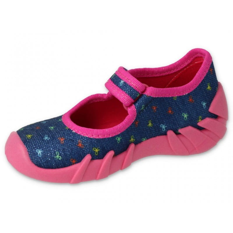 Befado 109P255 kapcie dziecięce dla dziewczynki pierwsze buciki Befado 109 P 255