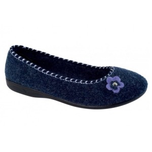 Filcowe kapcie domowe Adanex 16271 damskie ciepłe papcie