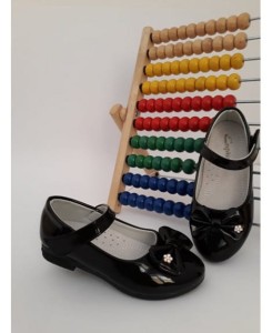 Balerinki dla dziewczynki lakierki buty wyjściowe dzieciece baleriny