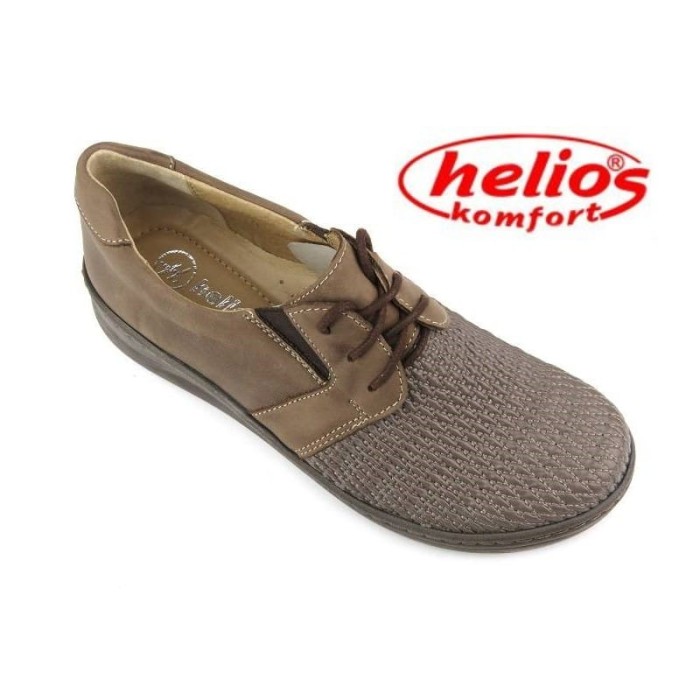 Profilaktyczno zdrowotne półbuty damskie ze stretchem obuwie na haluksy HELIOS 383