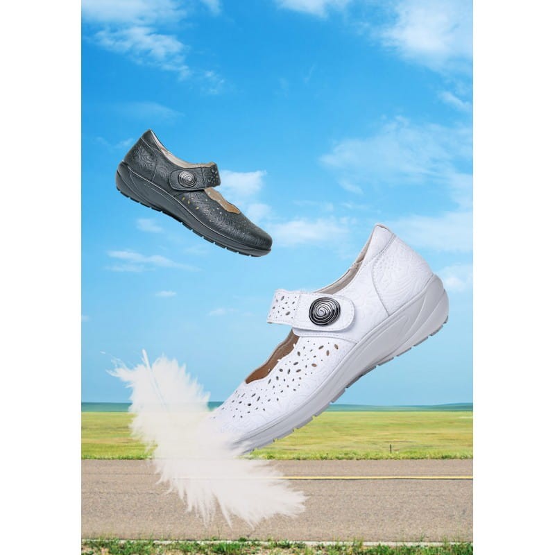 G-Comfort P-9528 półbuty skórzane damskie buty na haluksy i do wkładek ortopedycznych P-9528