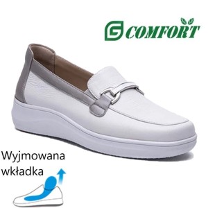 G-Comfort mokasyny skórzane damskie G-Comfort 25289