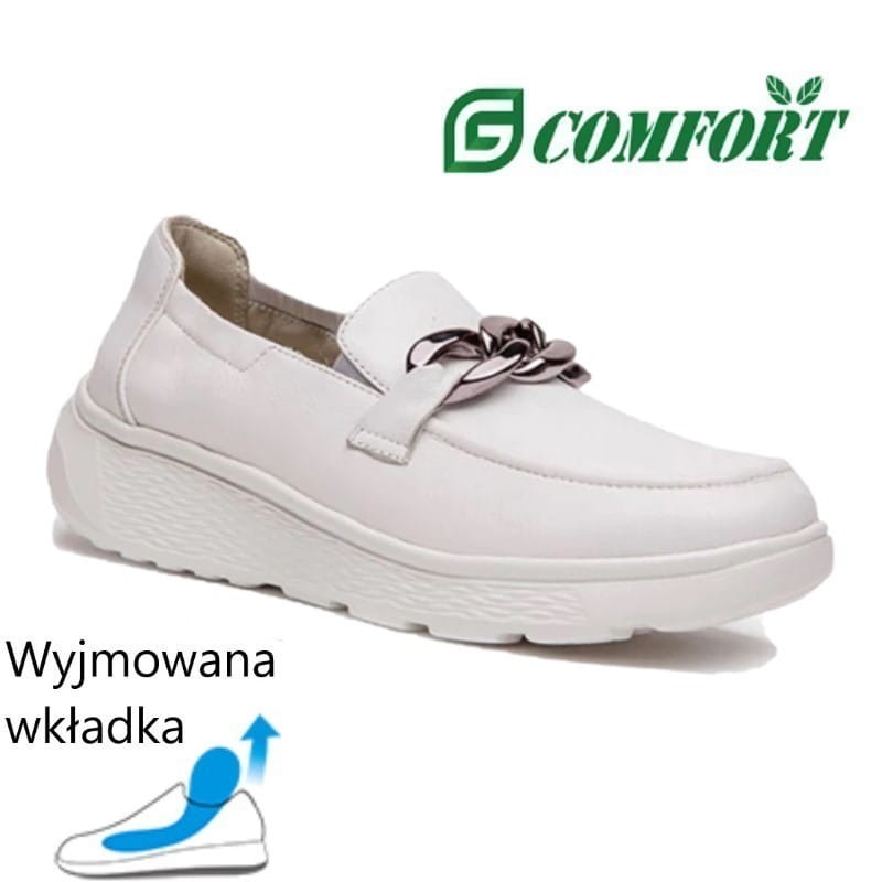 G-Comfort mokasyny skórzane damskie G-Comfort S-2722